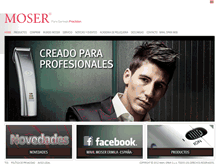 Tablet Screenshot of moser.es