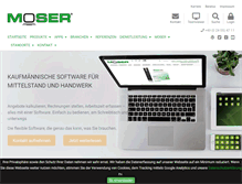 Tablet Screenshot of moser.de
