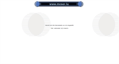 Desktop Screenshot of moser.lu